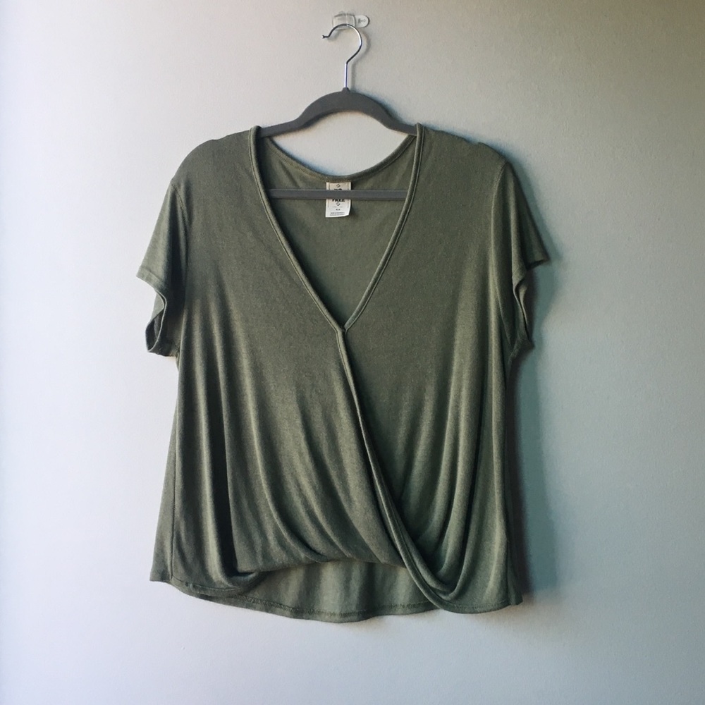 We The Free wrap front top